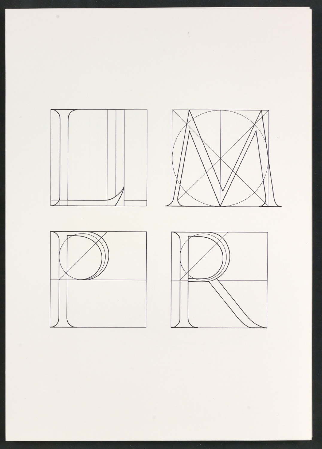Probedrucke für Illustrationen von Das Alphabet des Damianus Moyllus — Blatt 3
