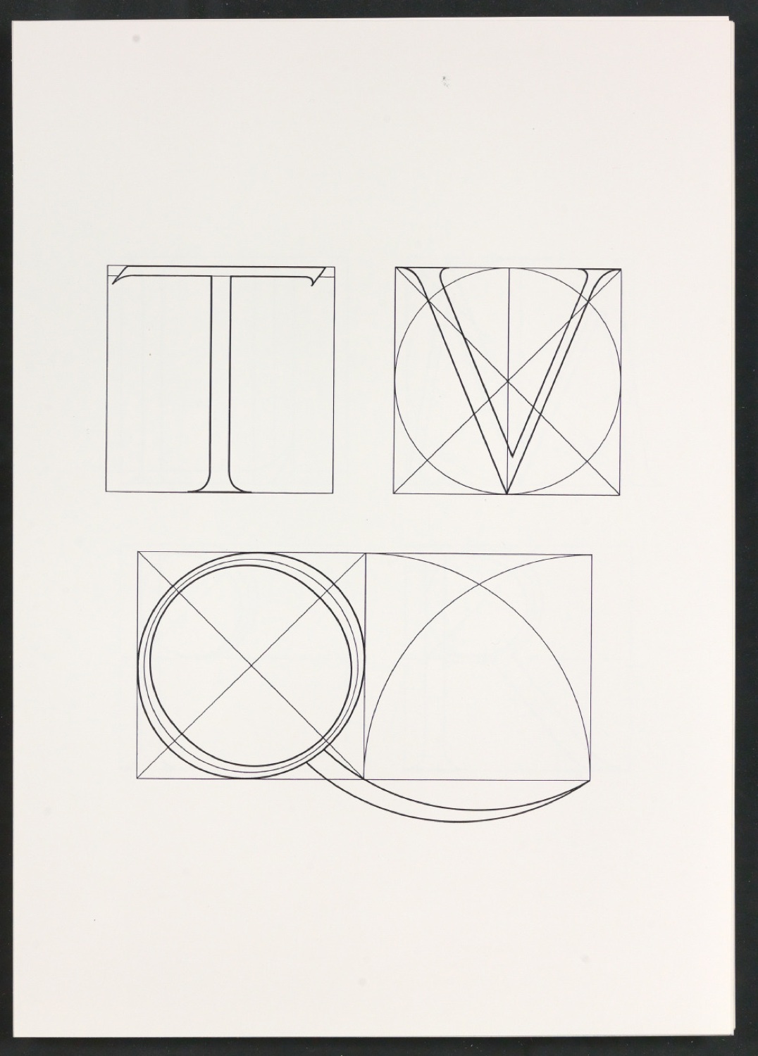 Probedrucke für Illustrationen von Das Alphabet des Damianus Moyllus — Blatt 5
