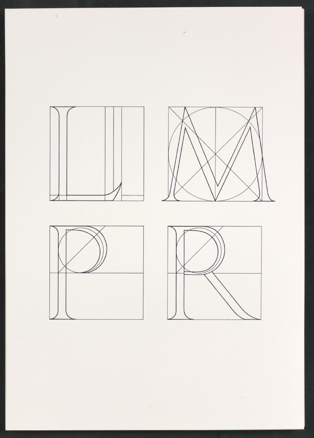 Probedrucke für Illustrationen von Das Alphabet des Damianus Moyllus — Blatt 7