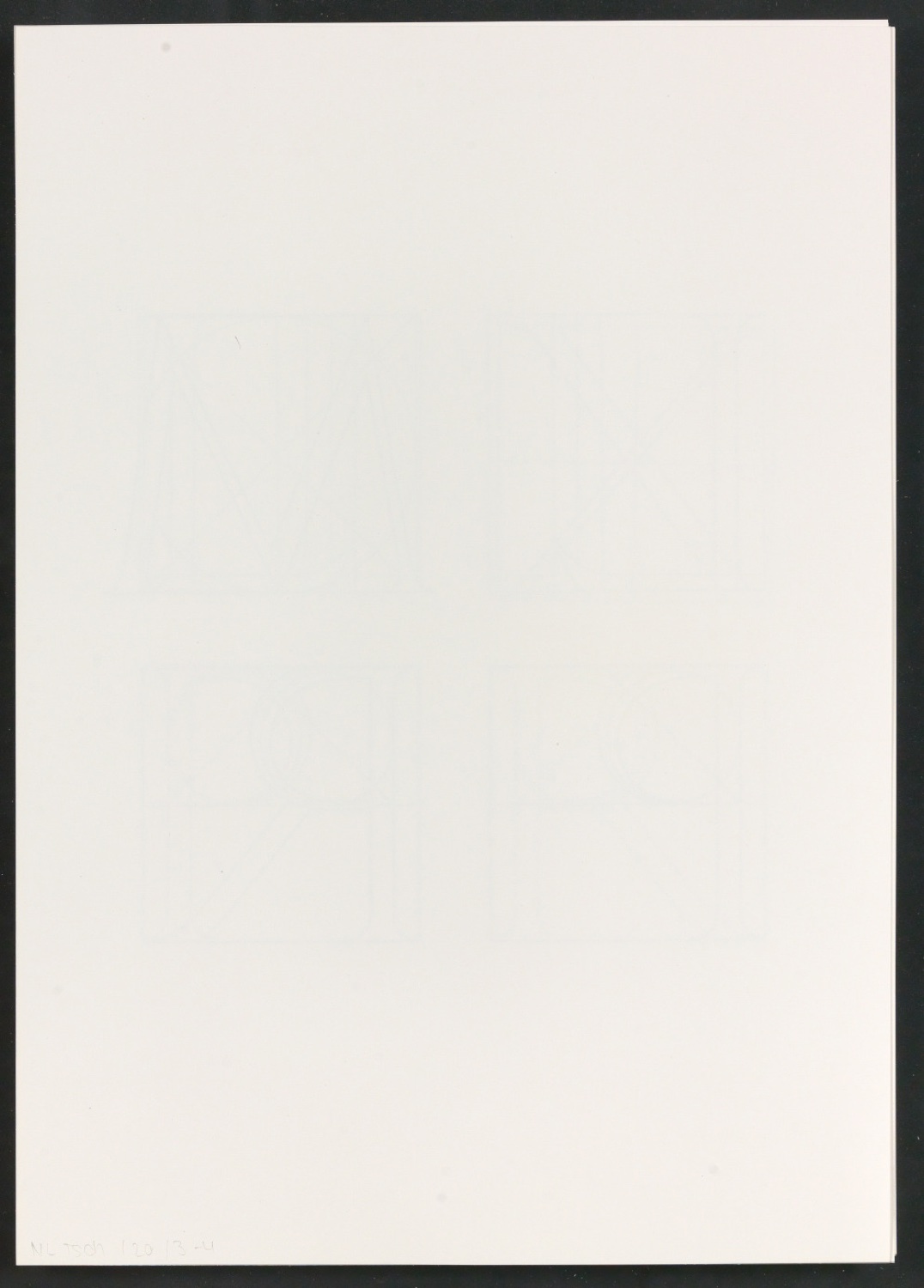 Probedrucke für Illustrationen von Das Alphabet des Damianus Moyllus — Blatt 8