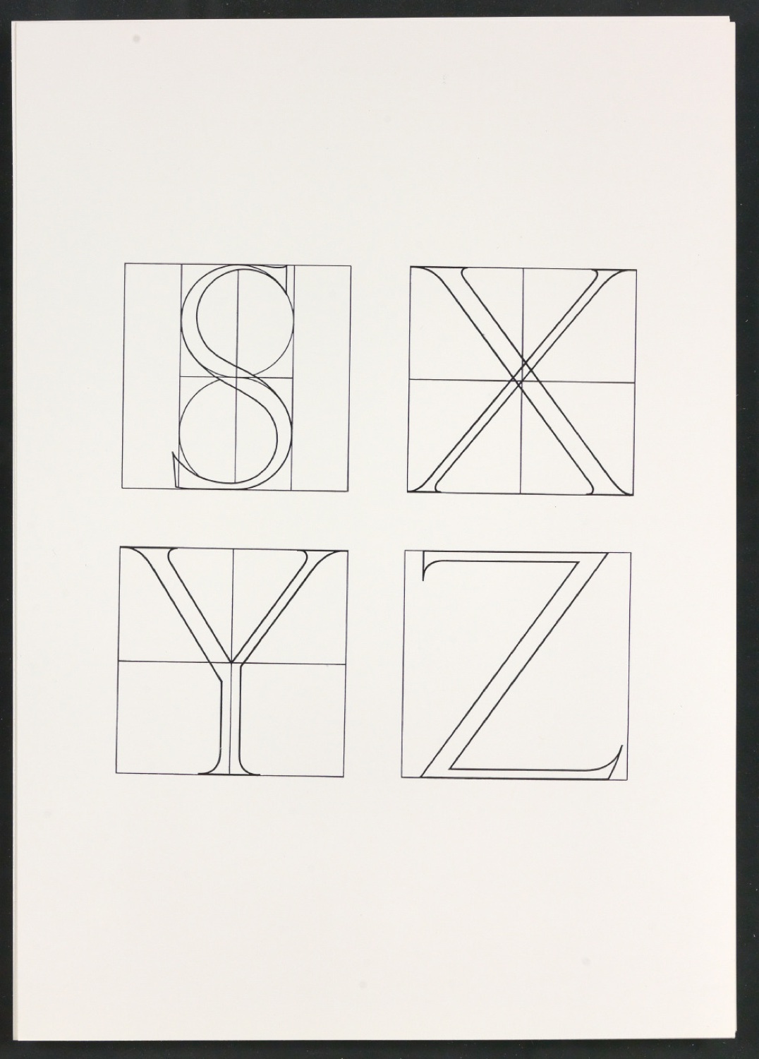 Probedrucke für Illustrationen von Das Alphabet des Damianus Moyllus — Blatt 11