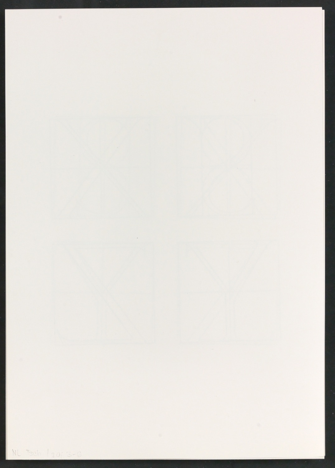 Probedrucke für Illustrationen von Das Alphabet des Damianus Moyllus — Blatt 12