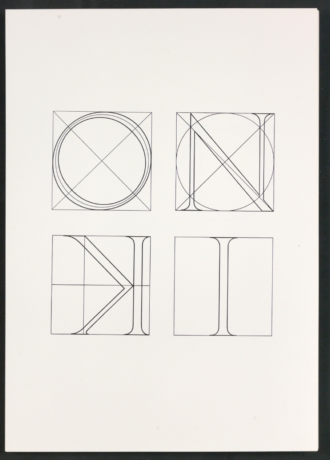 Probedrucke für Illustrationen von Das Alphabet des Damianus Moyllus — Blatt 17