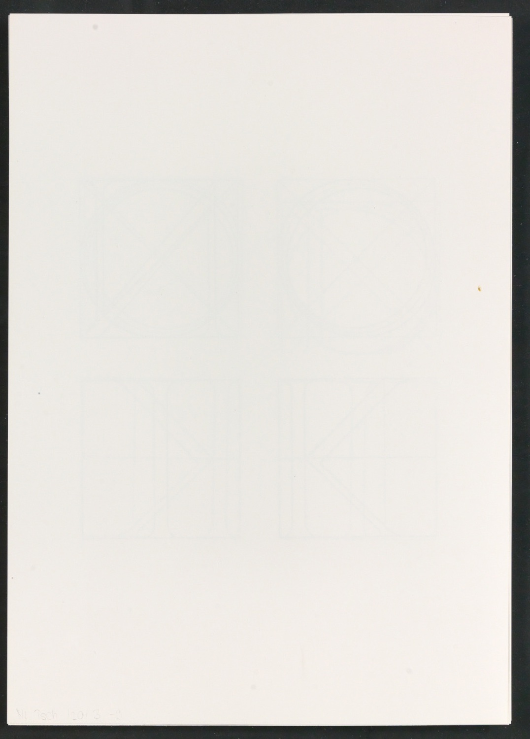 Probedrucke für Illustrationen von Das Alphabet des Damianus Moyllus — Blatt 18