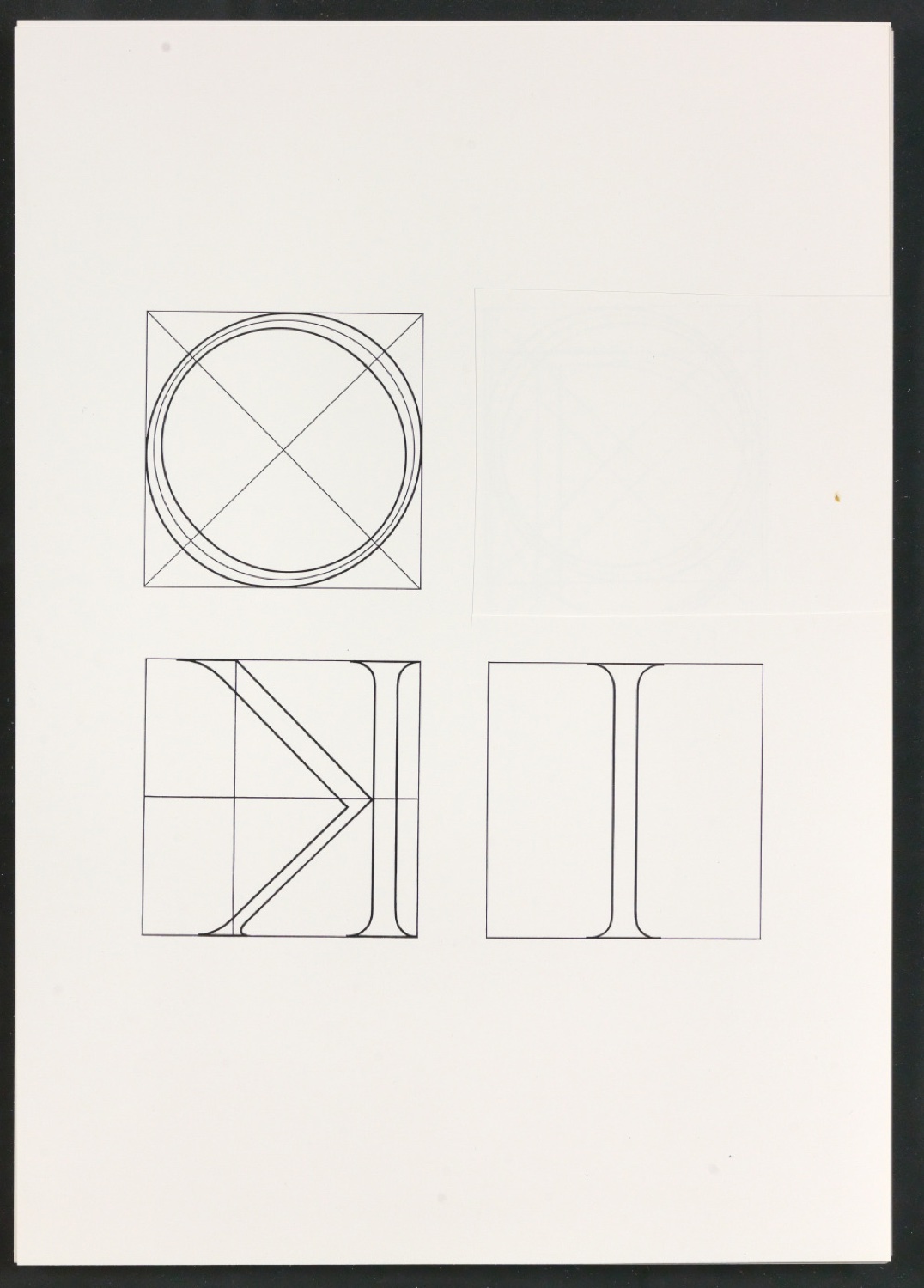 Probedrucke für Illustrationen von Das Alphabet des Damianus Moyllus — Blatt 19