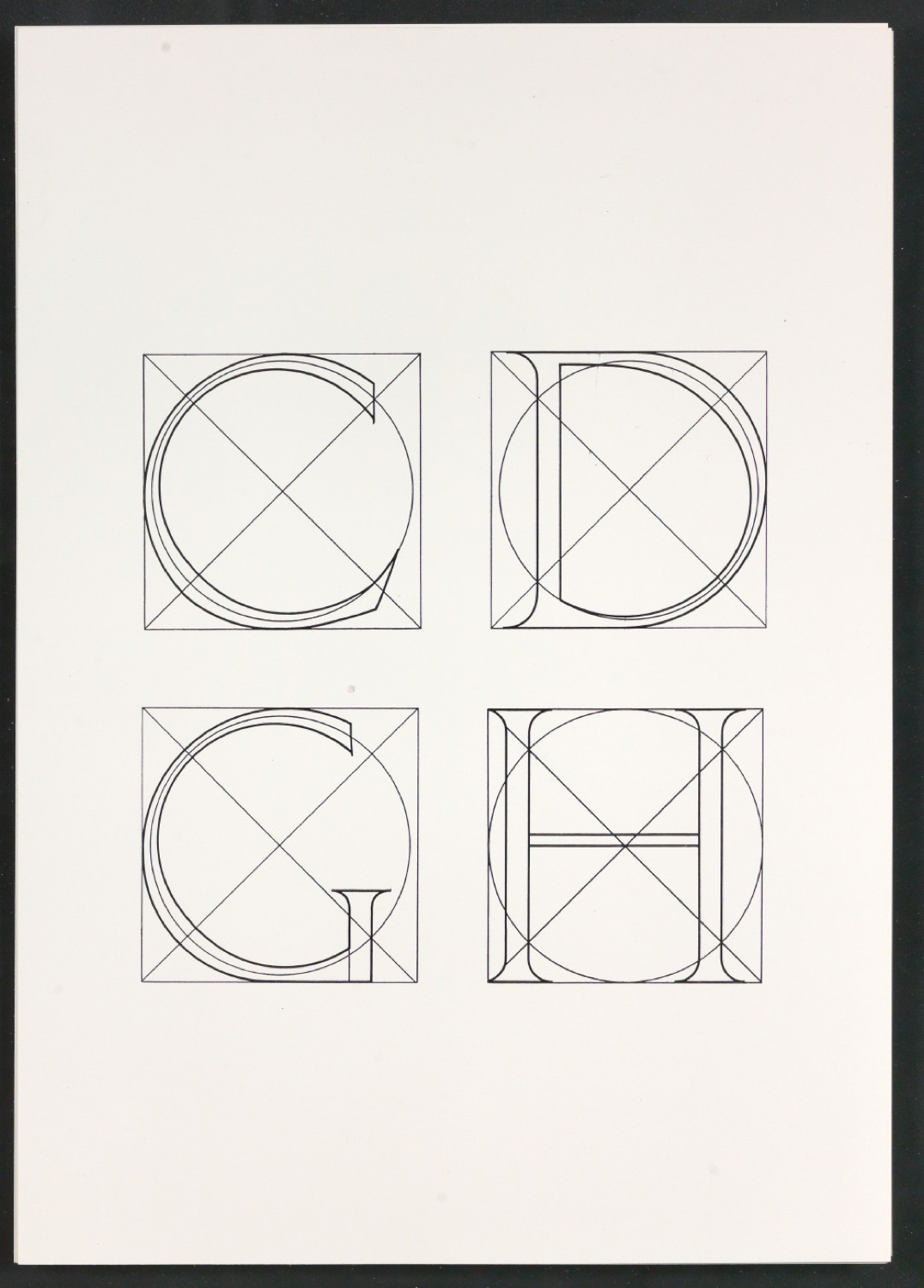 Probedrucke für Illustrationen von Das Alphabet des Damianus Moyllus — Blatt 21