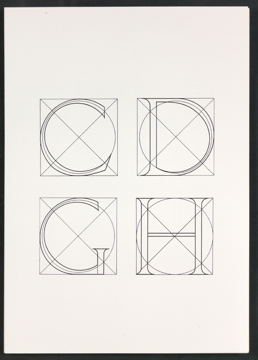 Probedrucke für Illustrationen von Das Alphabet des Damianus Moyllus — Blatt 23