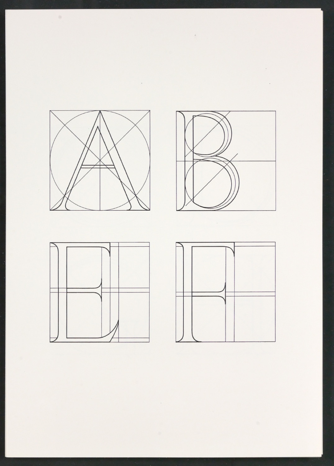 Probedrucke für Illustrationen von Das Alphabet des Damianus Moyllus — Blatt 25