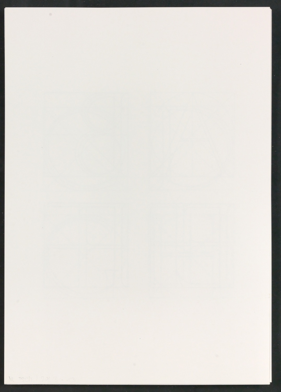 Probedrucke für Illustrationen von Das Alphabet des Damianus Moyllus — Blatt 26