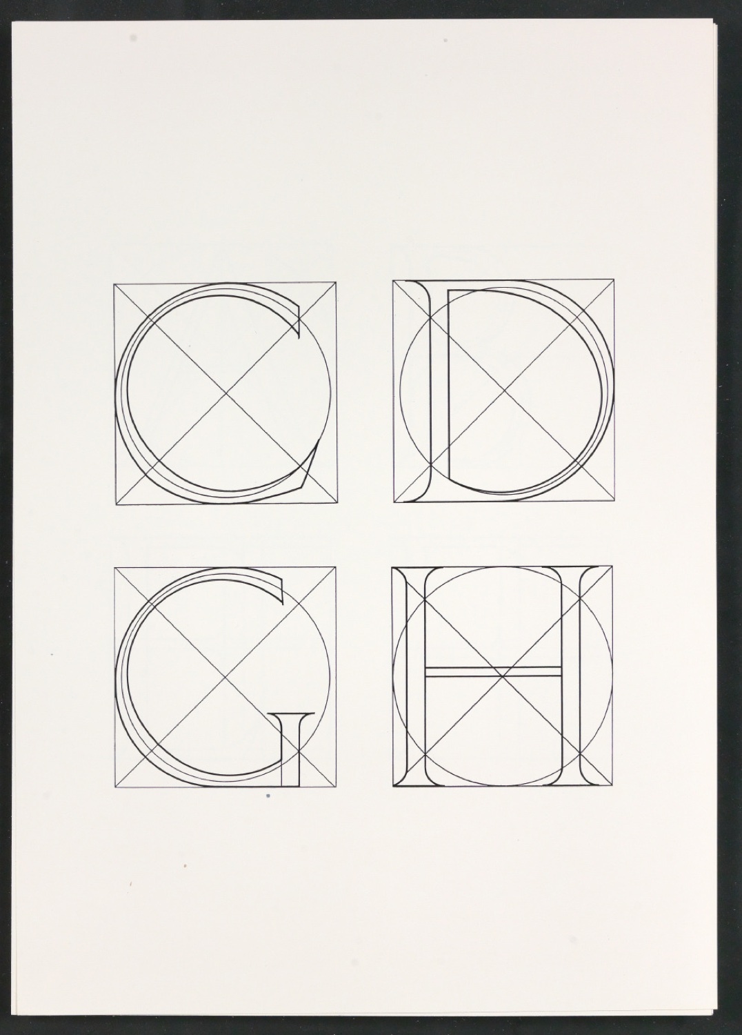 Probedrucke für Illustrationen von Das Alphabet des Damianus Moyllus — Blatt 27