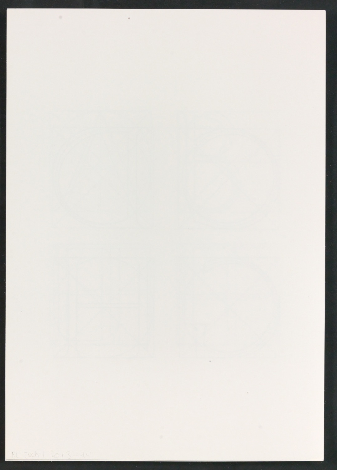 Probedrucke für Illustrationen von Das Alphabet des Damianus Moyllus — Blatt 28