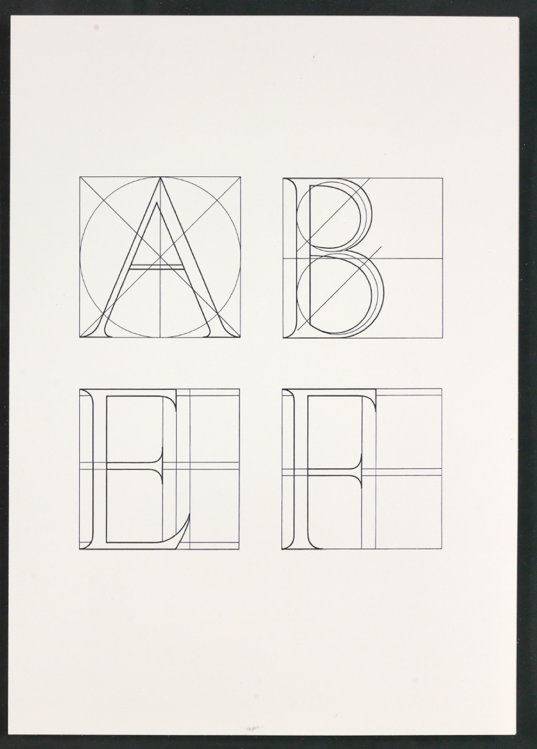 Probedrucke für Illustrationen von Das Alphabet des Damianus Moyllus — Blatt 29