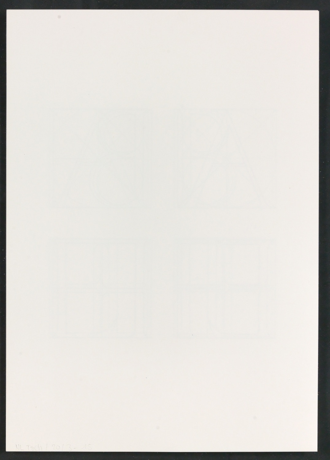 Probedrucke für Illustrationen von Das Alphabet des Damianus Moyllus — Blatt 30