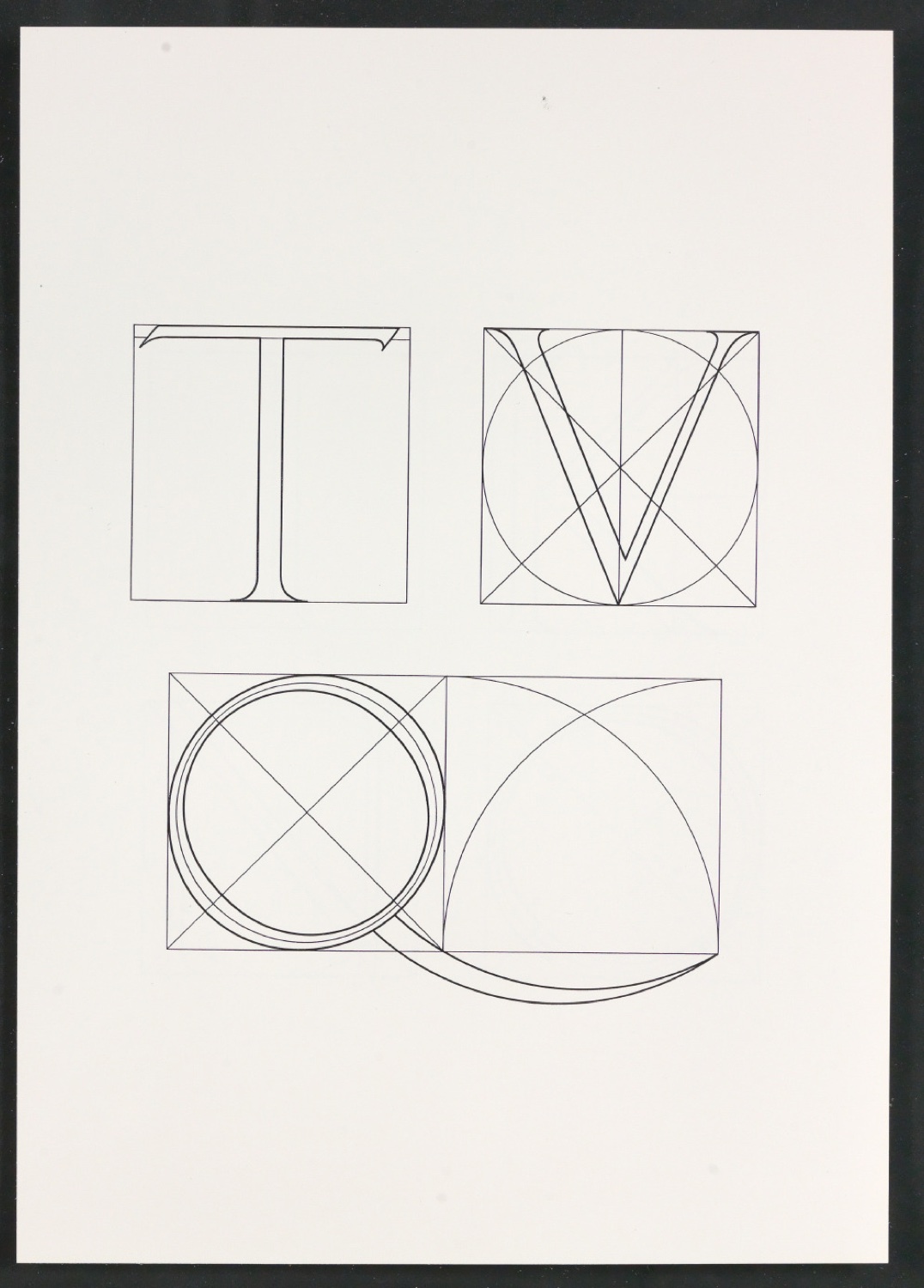 Probedrucke für Illustrationen von Das Alphabet des Damianus Moyllus — Blatt 33