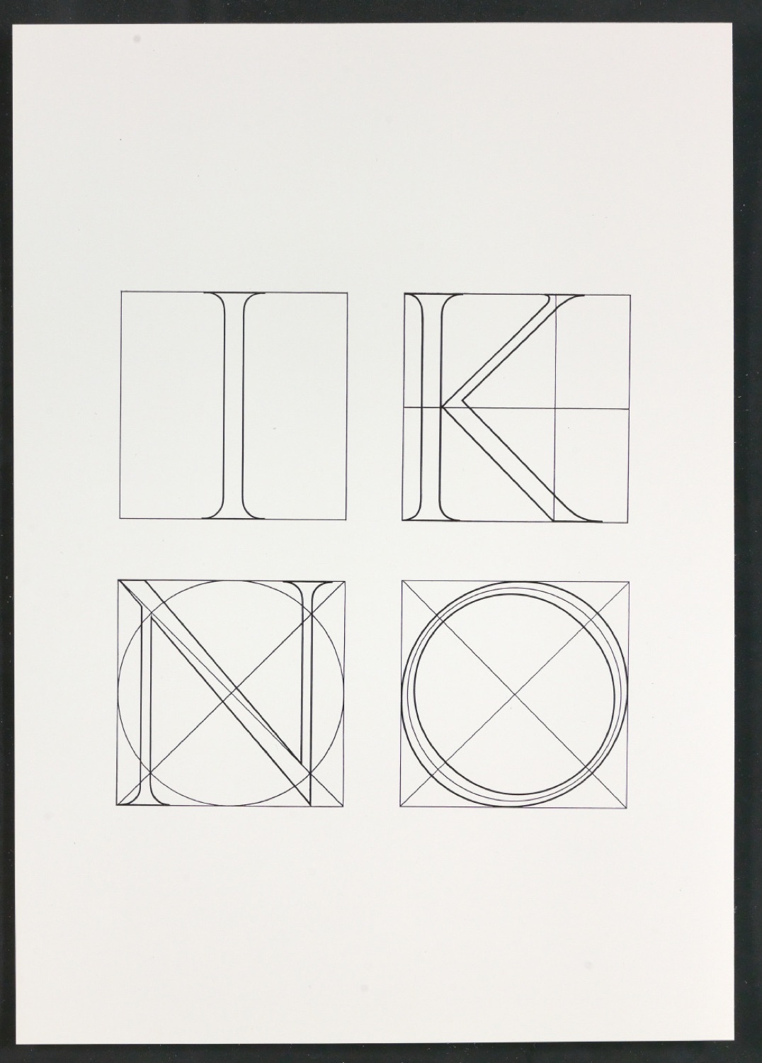 Probedrucke für Illustrationen von Das Alphabet des Damianus Moyllus — Blatt 35