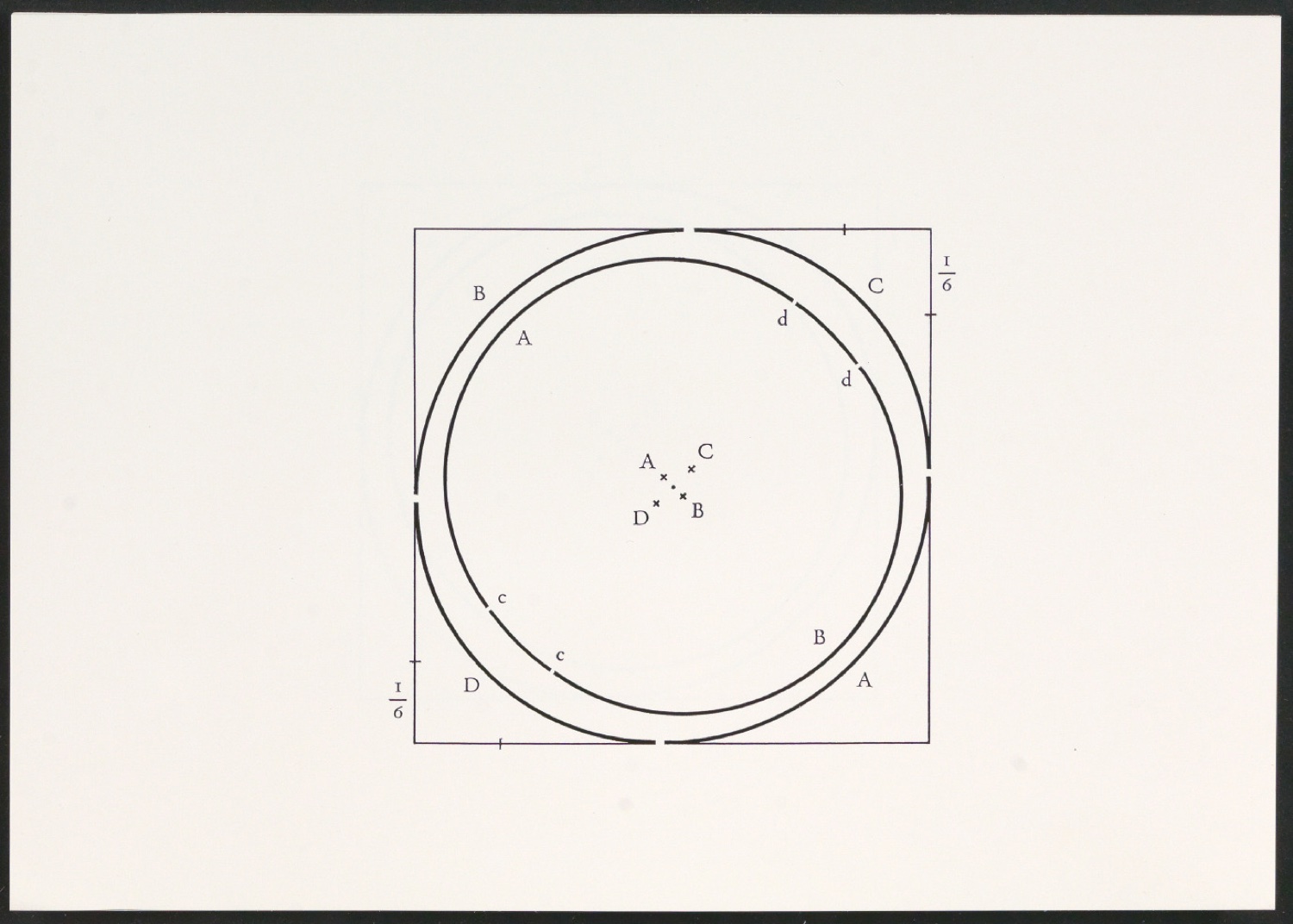 Probedrucke für Illustrationen von Das Alphabet des Damianus Moyllus, teilweise korrigiert — Blatt 3