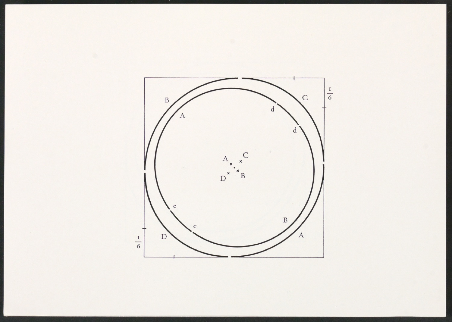 Probedrucke für Illustrationen von Das Alphabet des Damianus Moyllus, teilweise korrigiert — Blatt 5