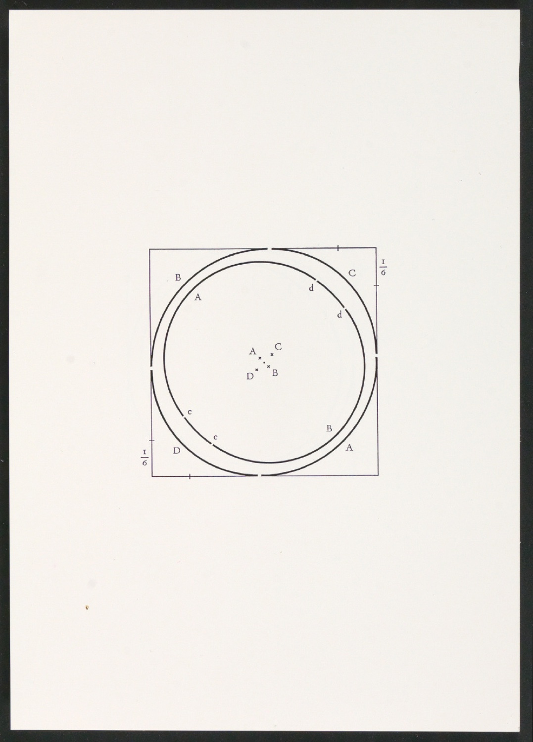 Probedrucke für Illustrationen von Das Alphabet des Damianus Moyllus, teilweise korrigiert — Blatt 9