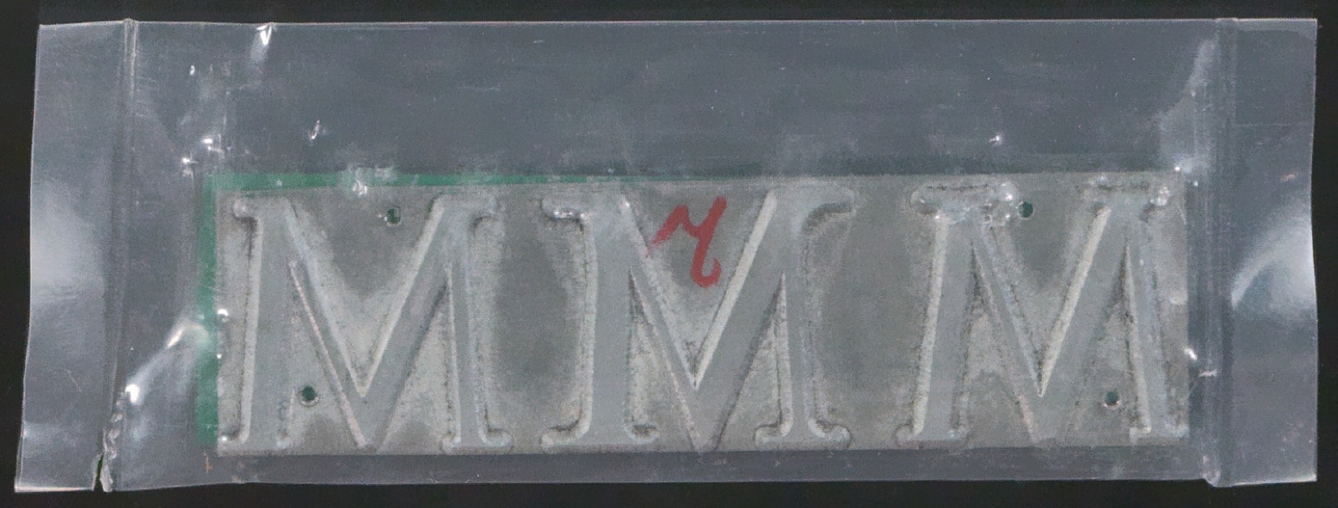 Druckklischees für die Buchstaben-Illustrationen von Das Alphabet des Damianus Moyllus — Blatt 4