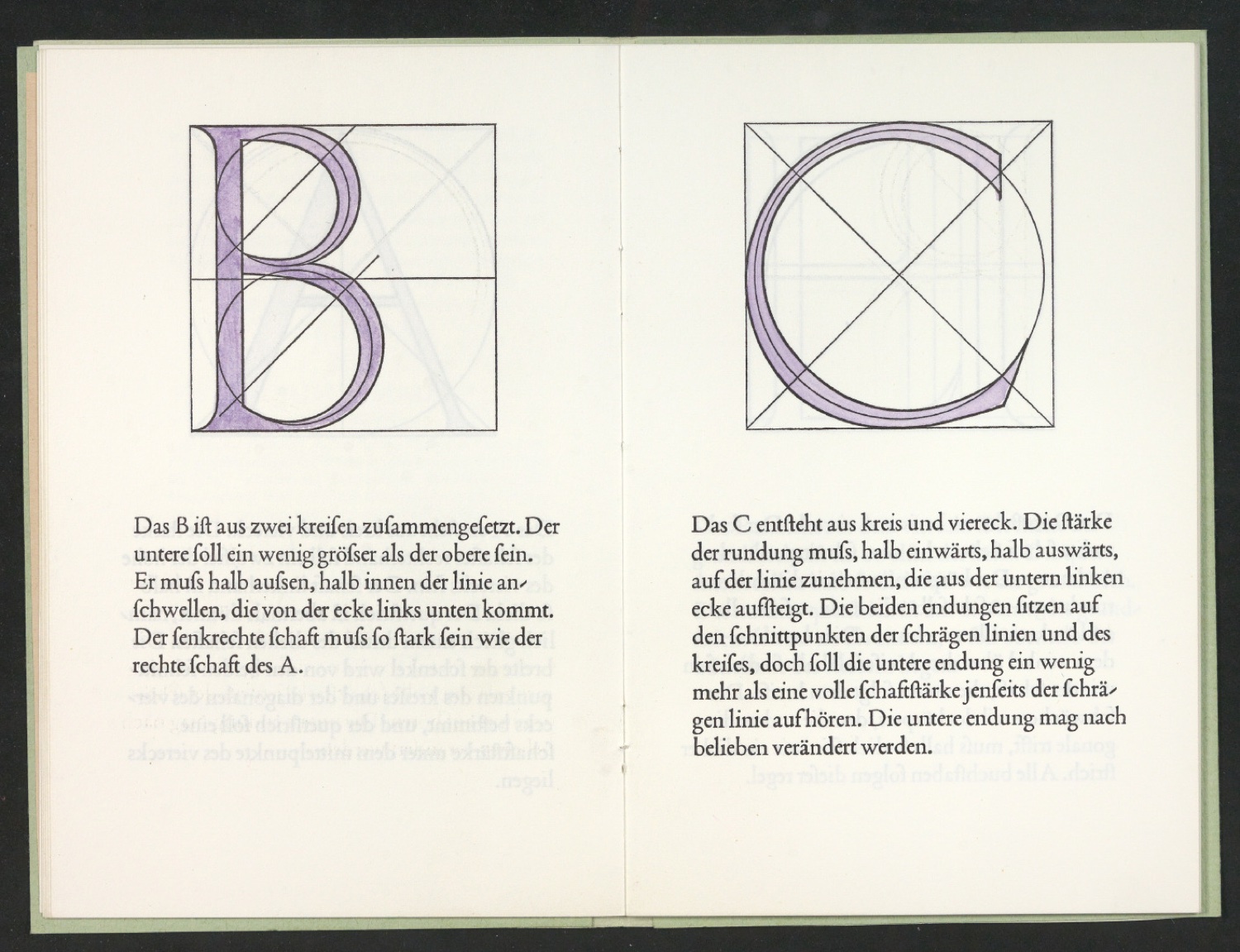 Korrigierter Probedruck von Das Alphabet des Damianus Moyllus — Blatt 10