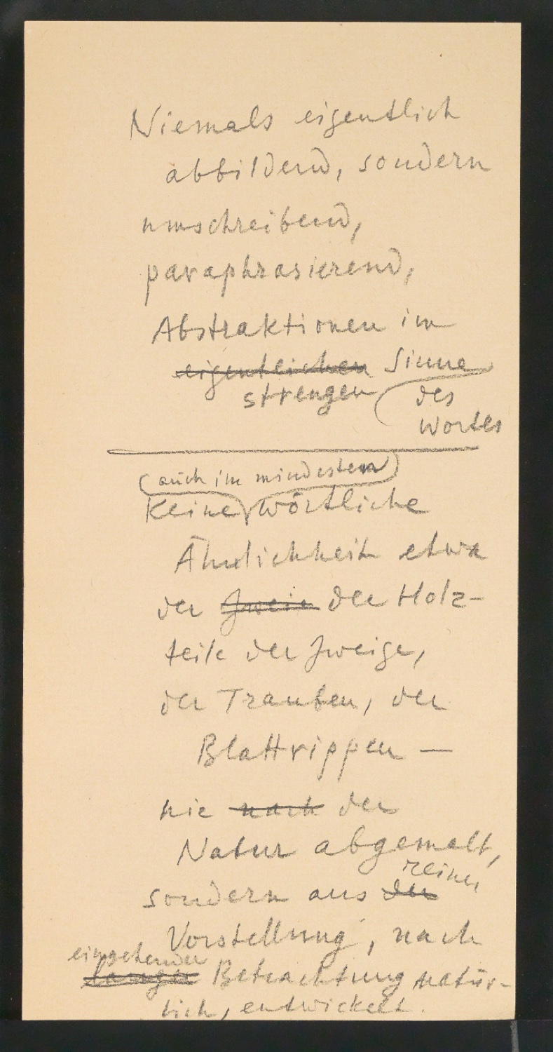 Mappe Jan Tschichold - Zehnbambushalle II. Bd. mit Vorarbeiten für Die Bildersammlung der Zehnbambushalle — Blatt 11
