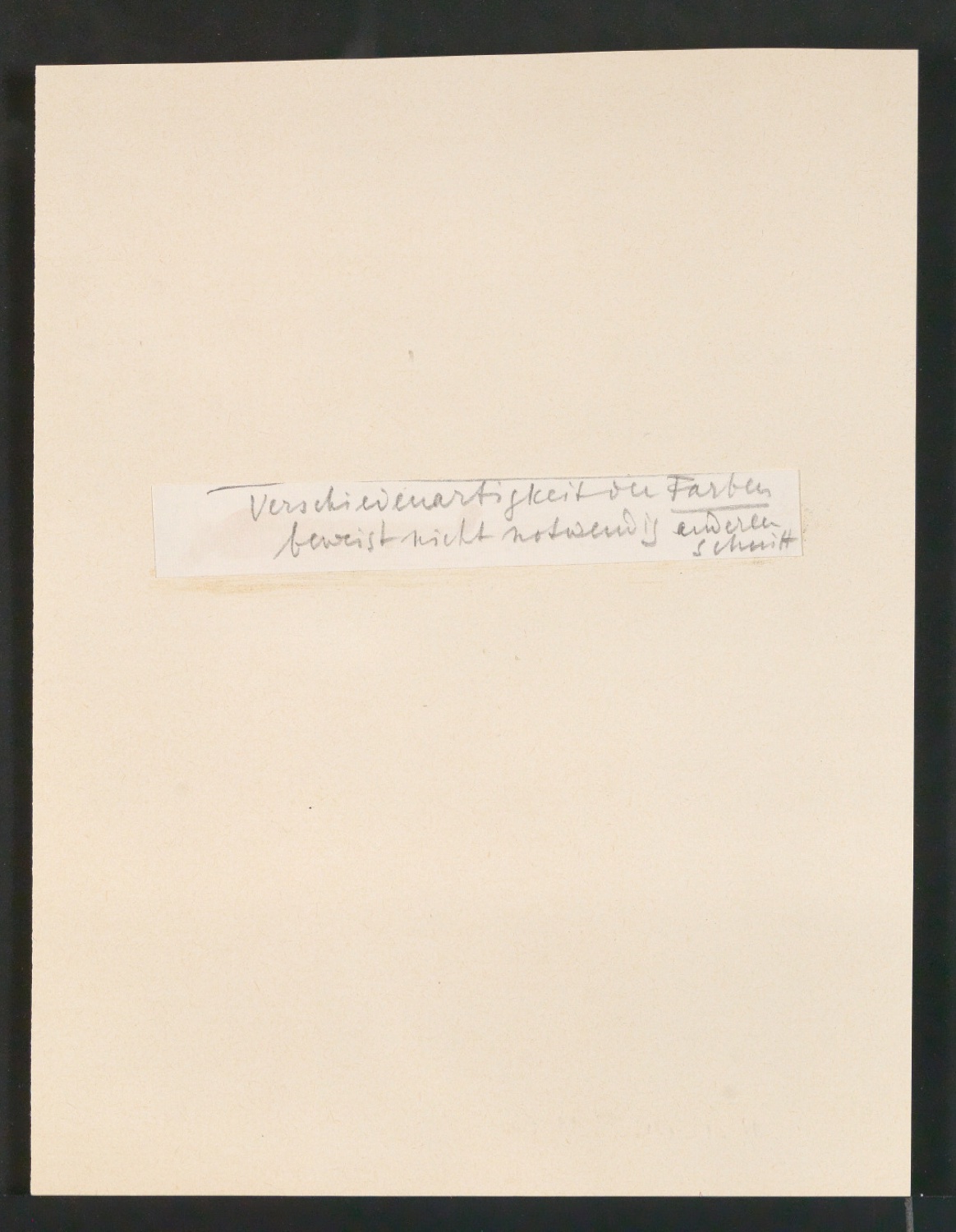 Mappe Jan Tschichold - Zehnbambushalle II. Bd. mit Vorarbeiten für Die Bildersammlung der Zehnbambushalle — Blatt 47