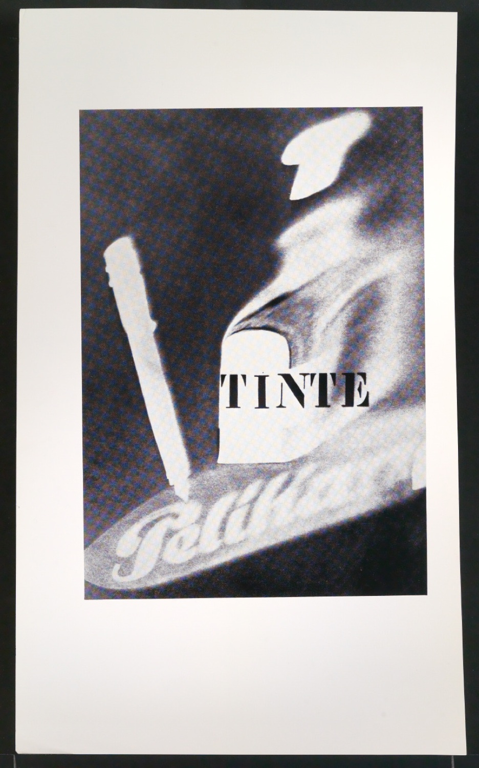 Notiz, Reproduktion und Probedruck für Fotogramm Pelikan Tinte — Blatt 3