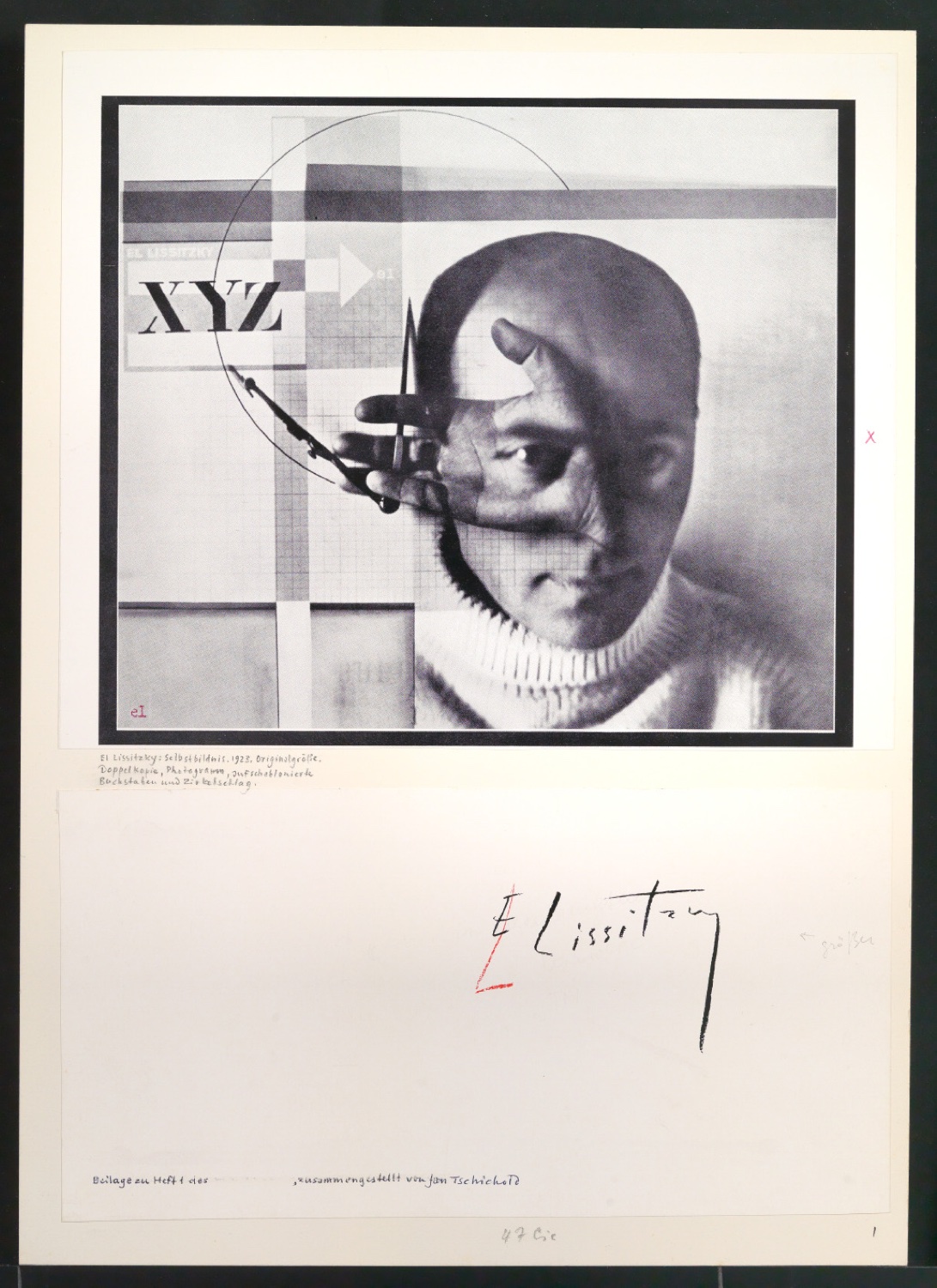 Werke und Aufsätze über El Lissitzky (1890-1941) — Blatt 1