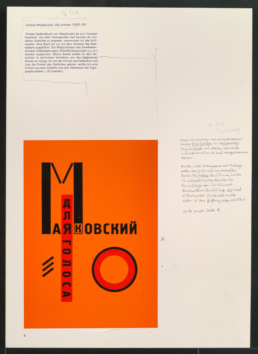 Werke und Aufsätze über El Lissitzky (1890-1941) — Blatt 9