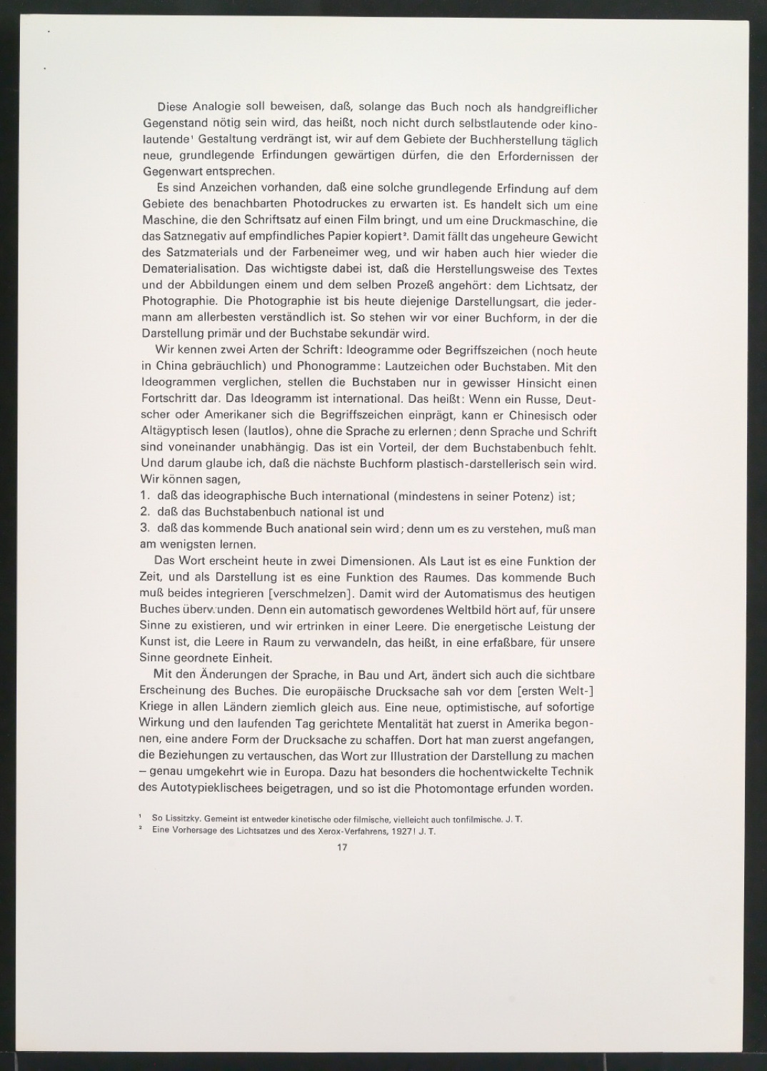 Werke und Aufsätze über El Lissitzky (1890-1941) — Blatt 13
