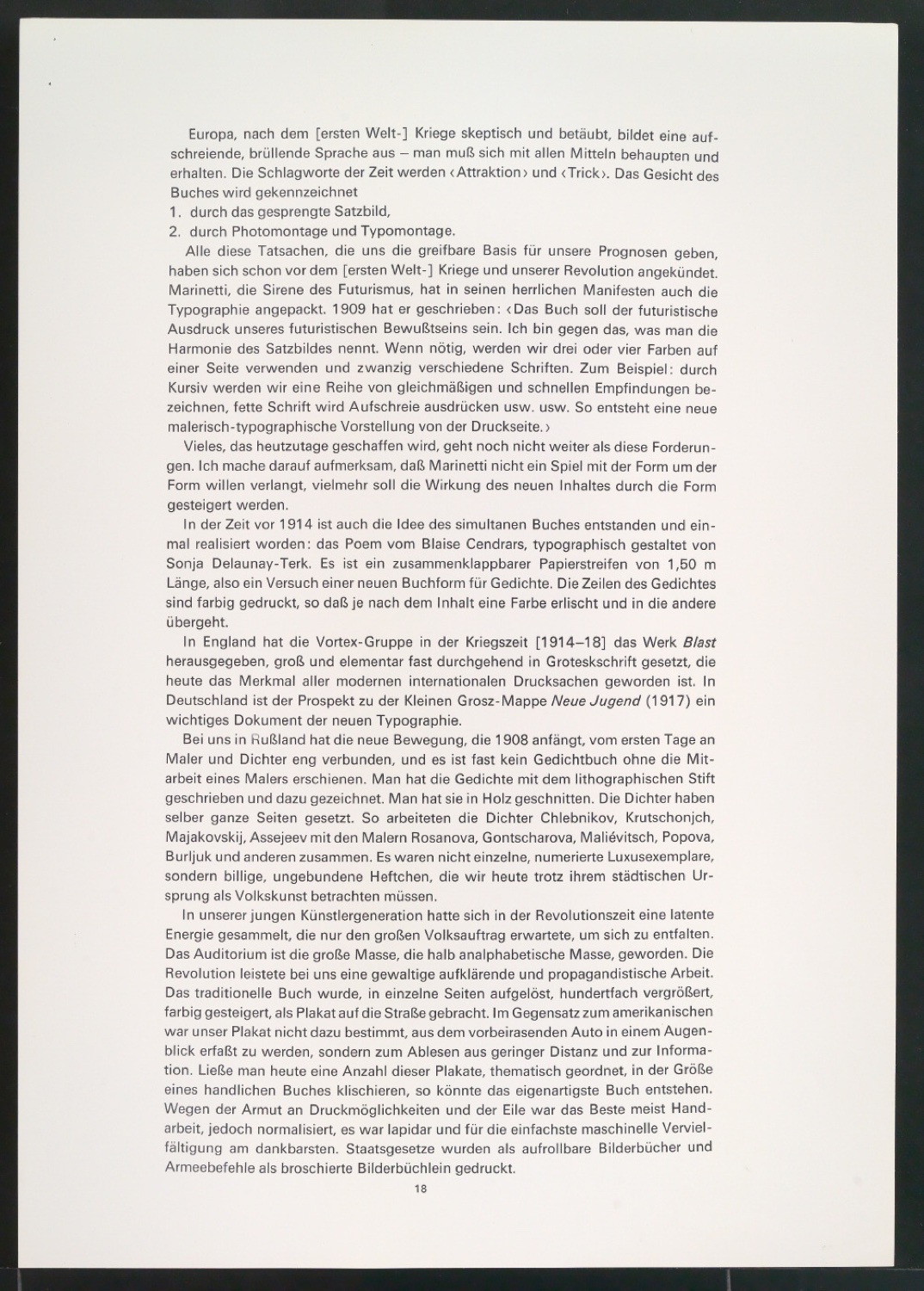 Werke und Aufsätze über El Lissitzky (1890-1941) — Blatt 15