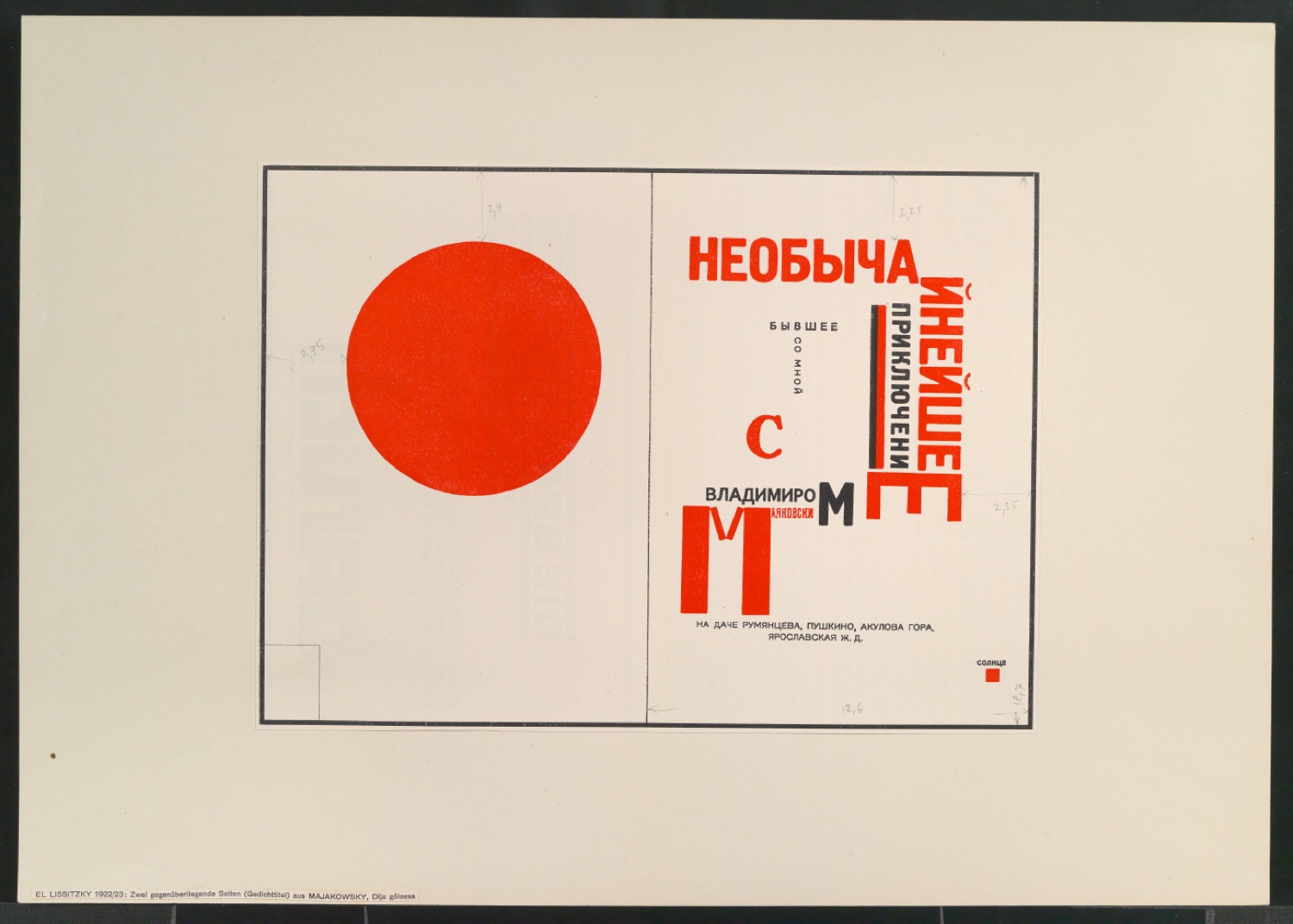 Klischeevorlagen für Illustrationen von Werke und Aufsätze über El Lissitzky (1890-1941) — Blatt 19