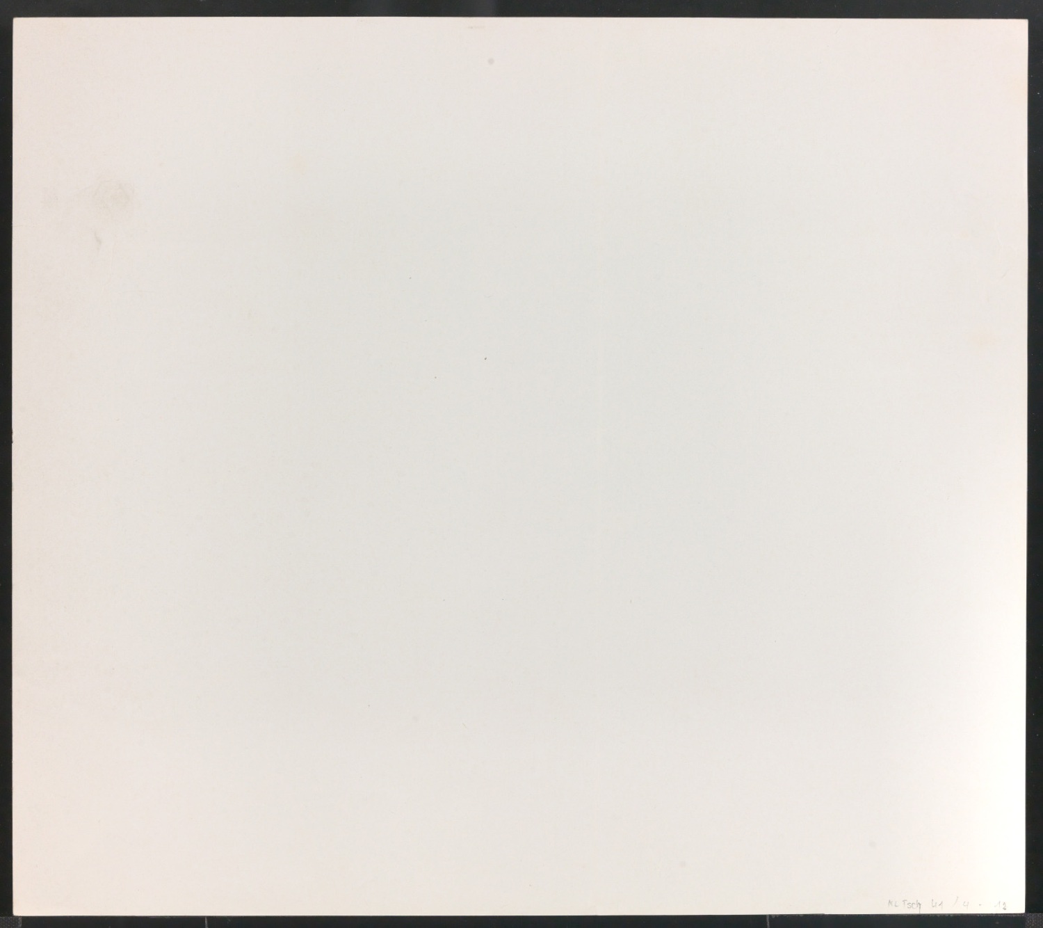 Korrekturfahnen für das Titelblatt von Die Bildersammlung der Zehnbambushalle — Blatt 12