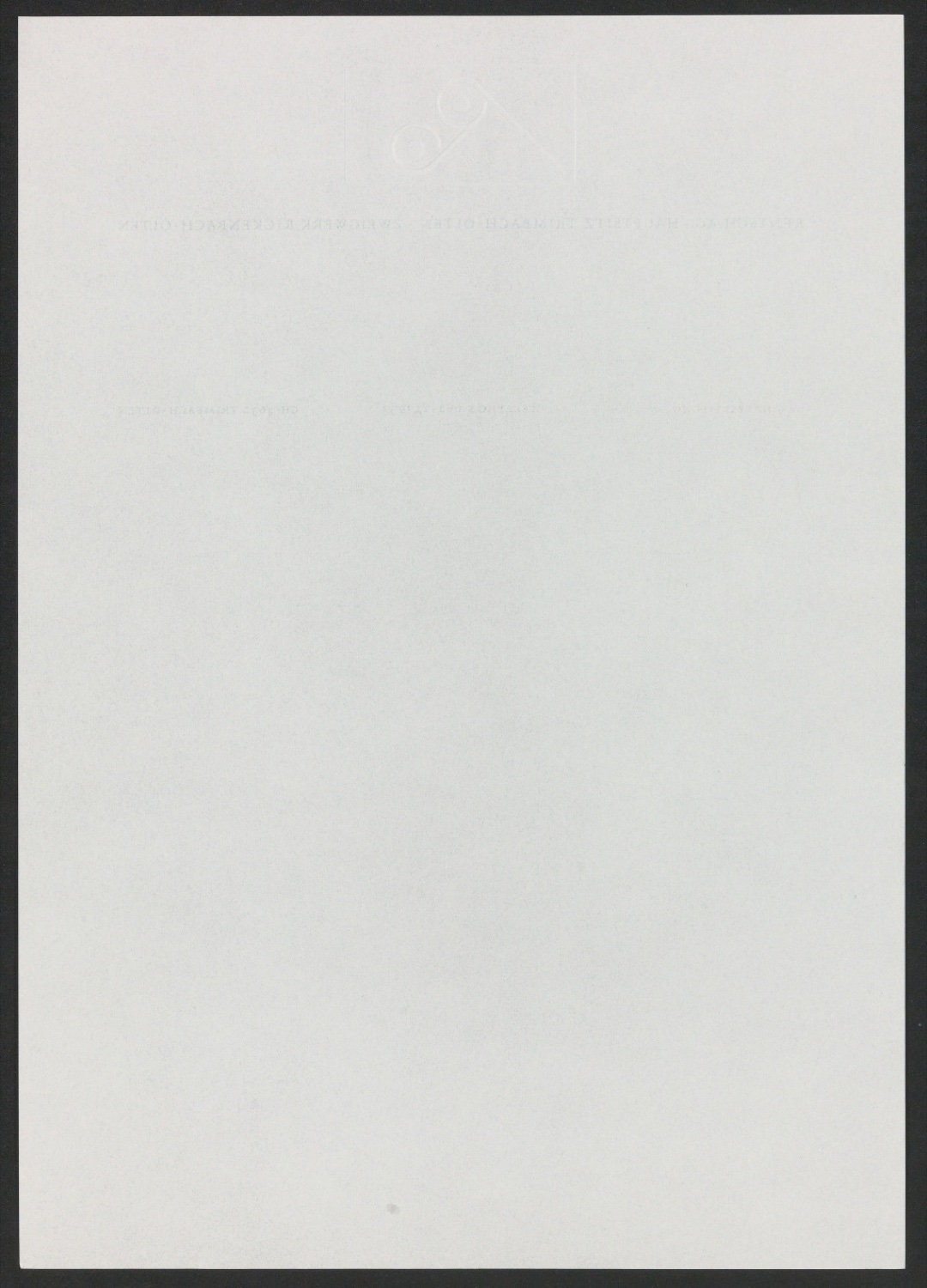Briefbögen und Briefumschläge für Georg-Rentsch-Söhne — Blatt 20