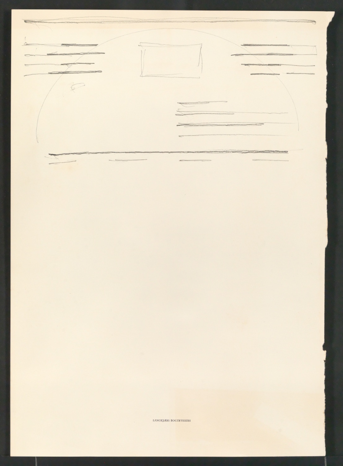 Entwurfszeichnungen von Briefbogen für Rentsch AG — Blatt 1