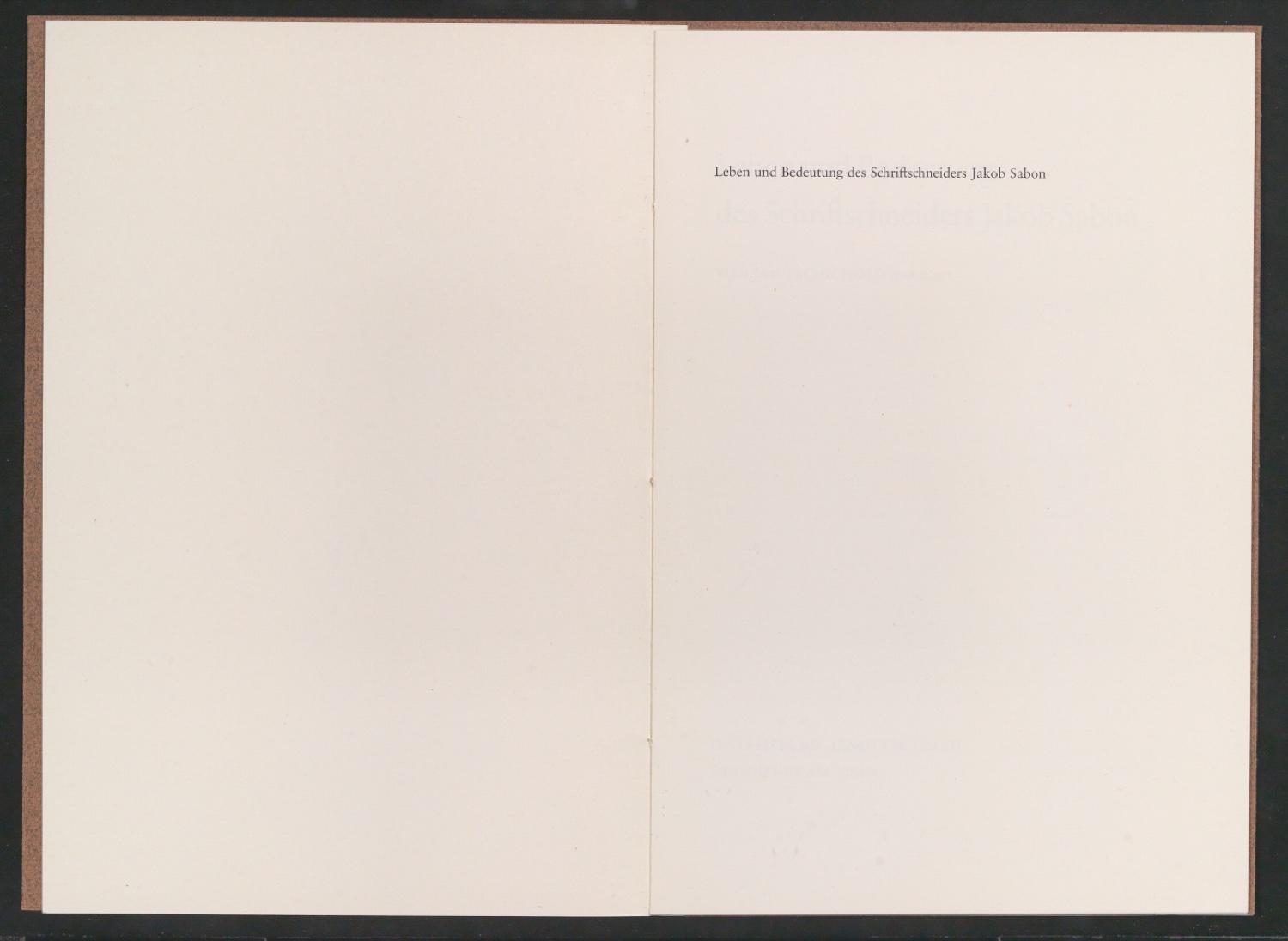 Leben und Bedeutung des Schriftschneiders Jakob Sabon — Blatt 3