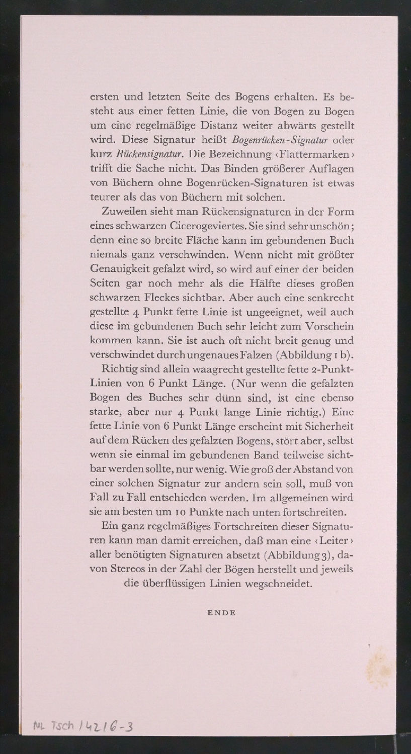 Bogensignaturen und Bogenrücken-Signaturen — Blatt 3