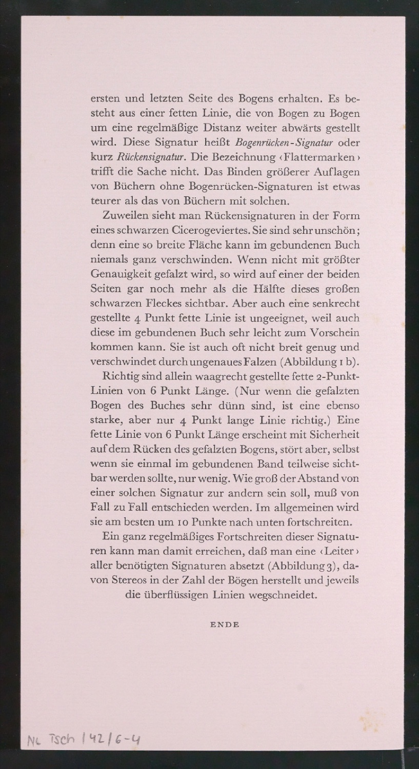 Bogensignaturen und Bogenrücken-Signaturen — Blatt 6