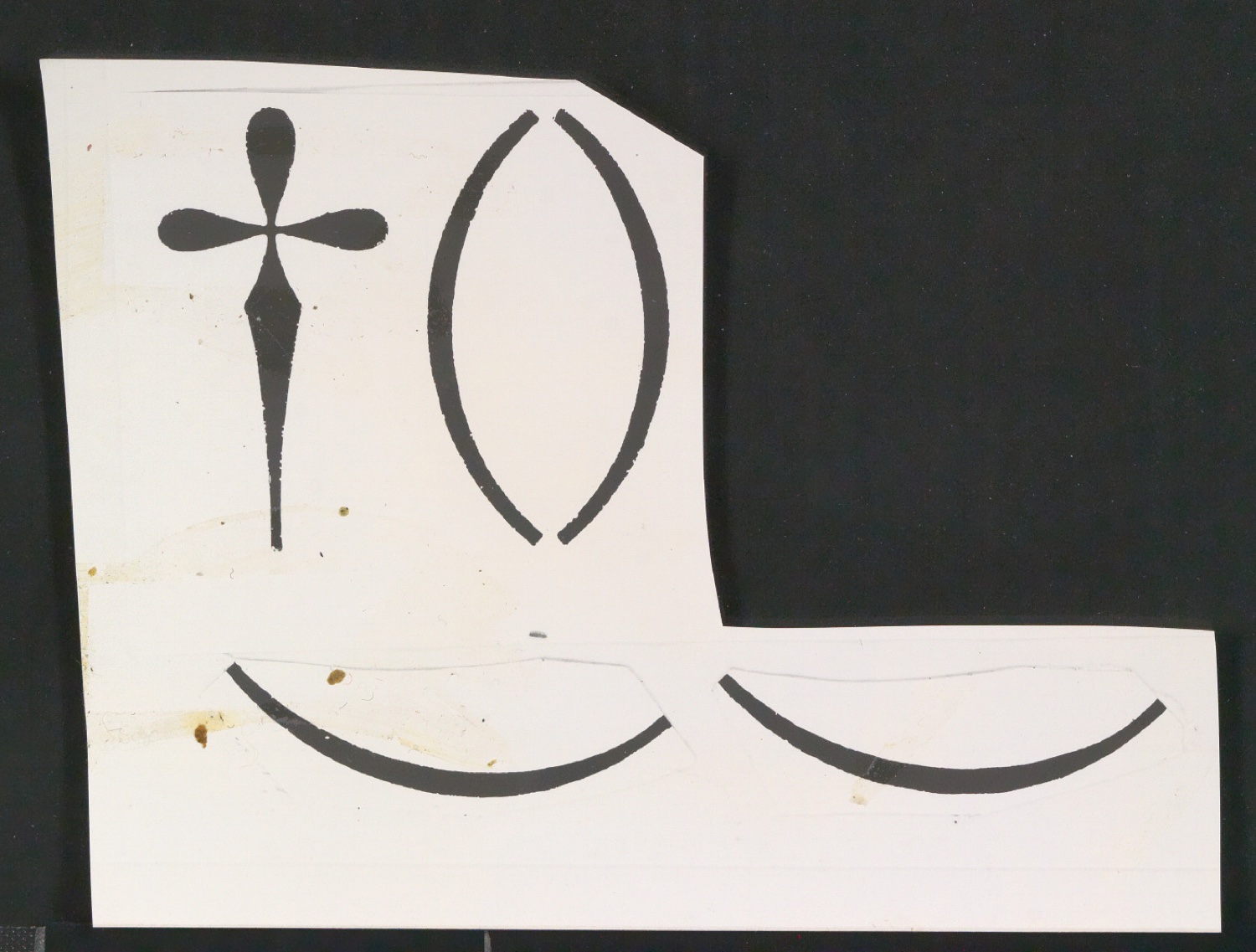 Fotokopien verschiedener Alphabete unter anderem der Garamond — Blatt 15