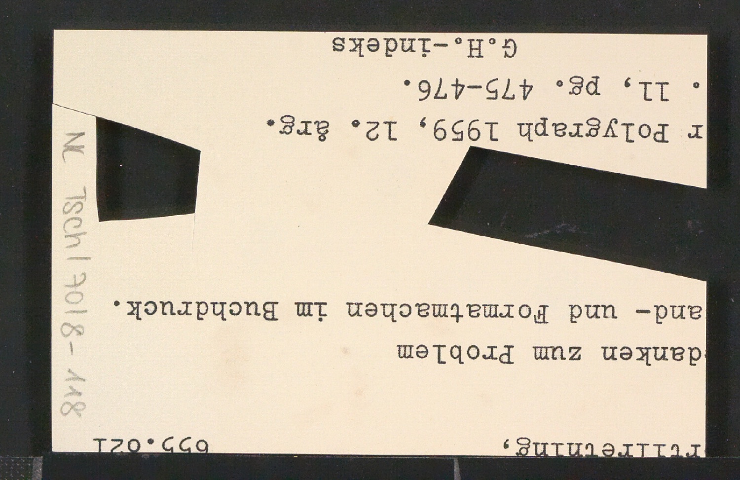 Fotokopien verschiedener Alphabete unter anderem der Garamond — Blatt 18