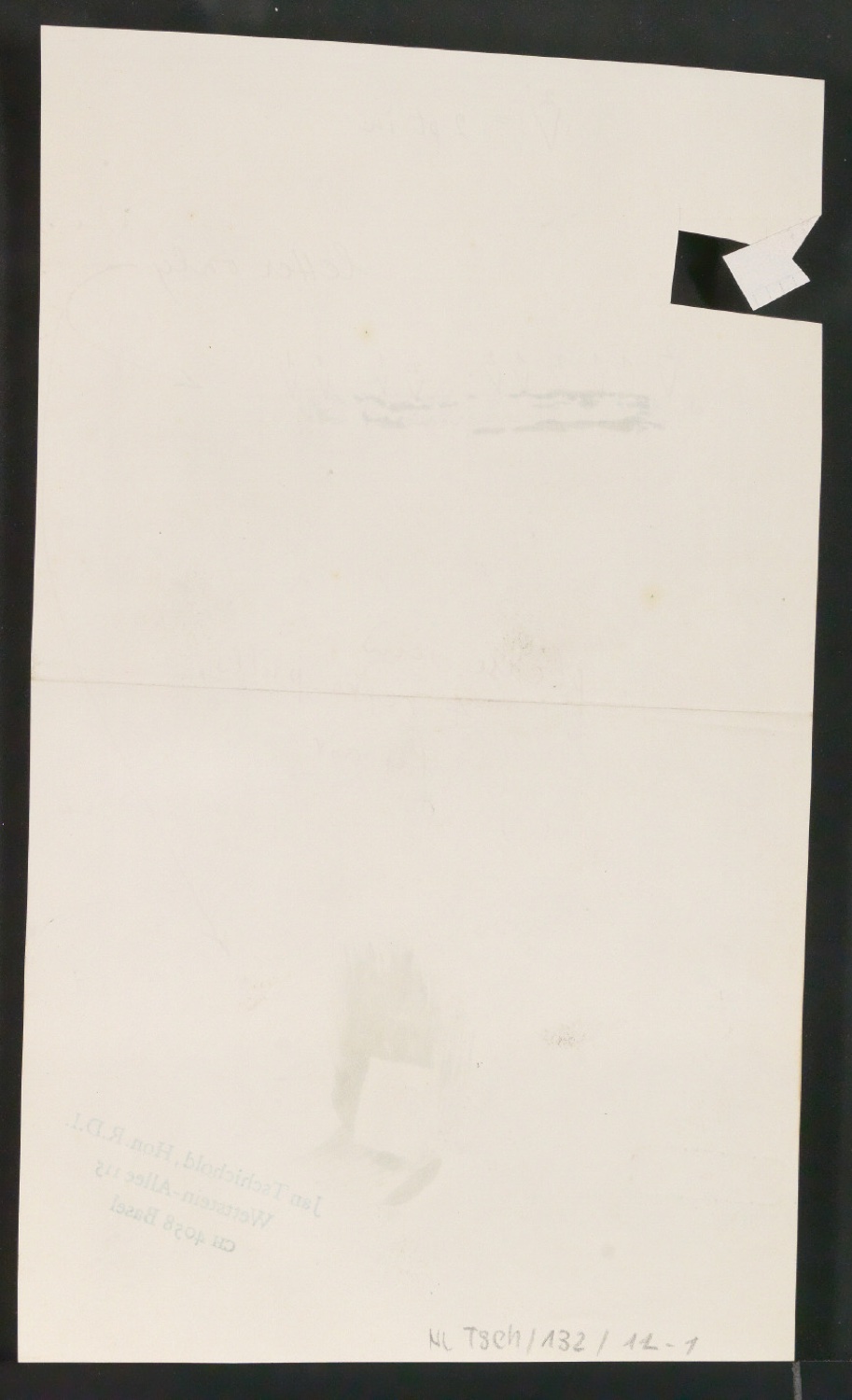 Korrekturfahnen einer Illustration für Asymmetric Typography — Blatt 2