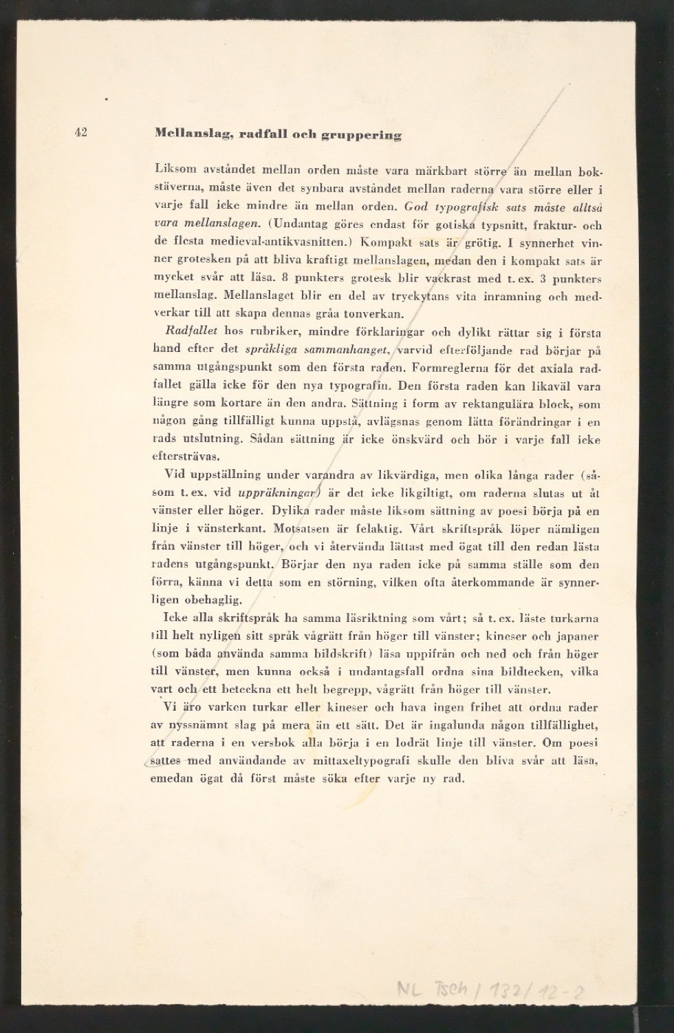 Korrekturfahnen einer Illustration für Asymmetric Typography — Blatt 4