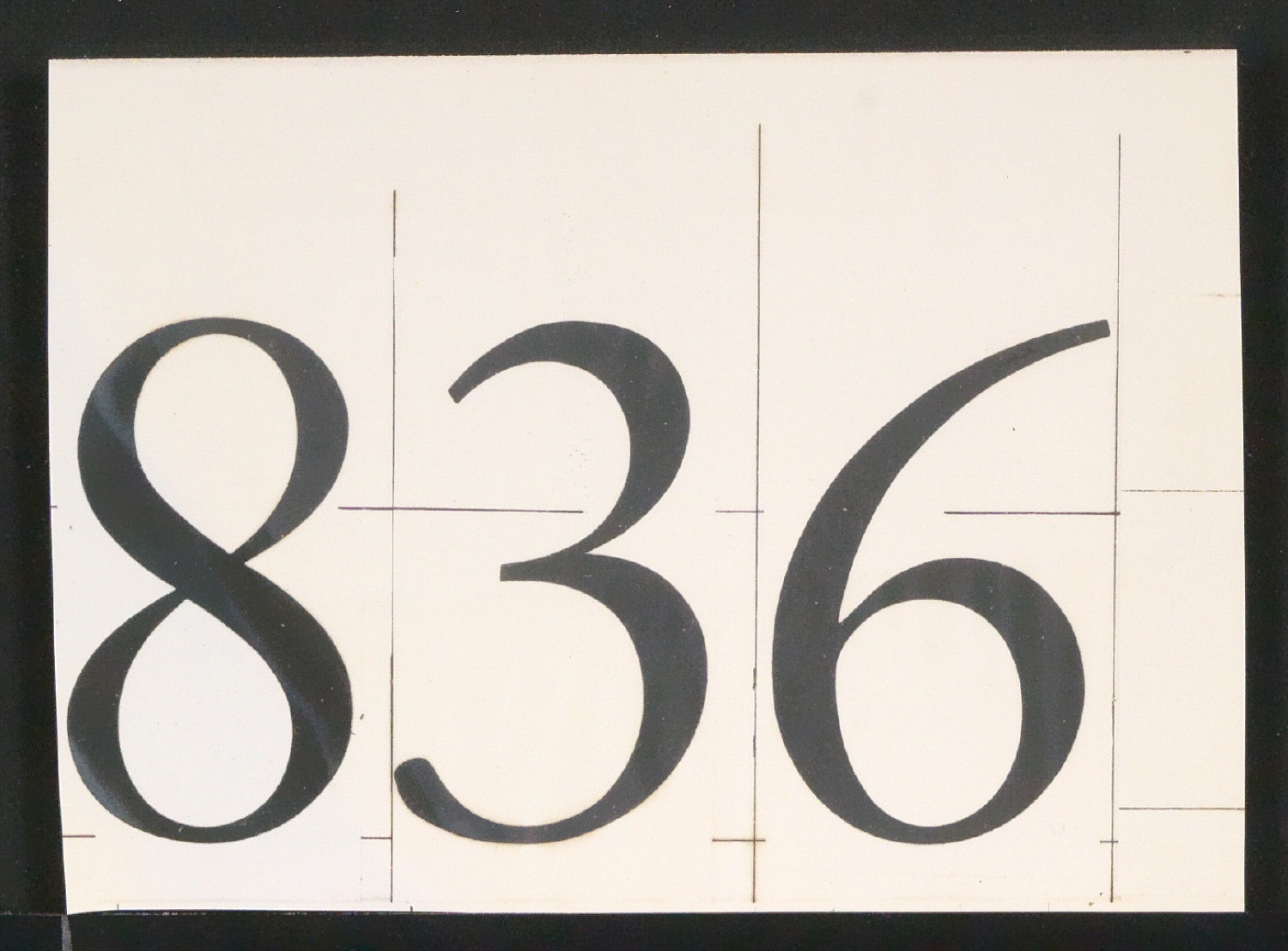 Entbehrliche Photokopien einzelner Buchstaben (gewöhnliche) ab 14 P — Blatt 3
