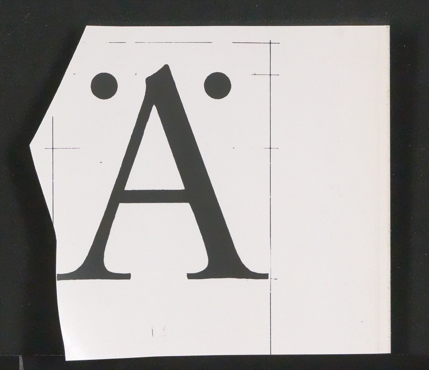 Entbehrliche Photokopien einzelner Buchstaben (gewöhnliche) ab 14 P — Blatt 17