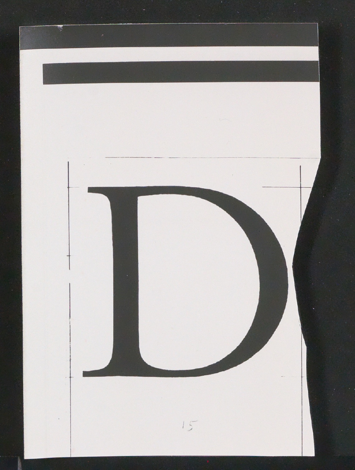 Entbehrliche Photokopien einzelner Buchstaben (gewöhnliche) ab 14 P — Blatt 19