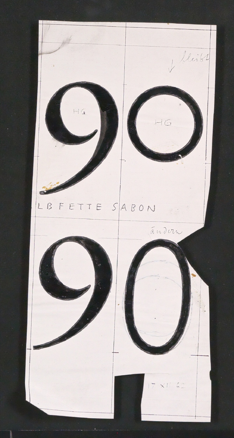 Entbehrliche Photokopien einzelner Buchstaben (gewöhnliche) ab 14 P — Blatt 41