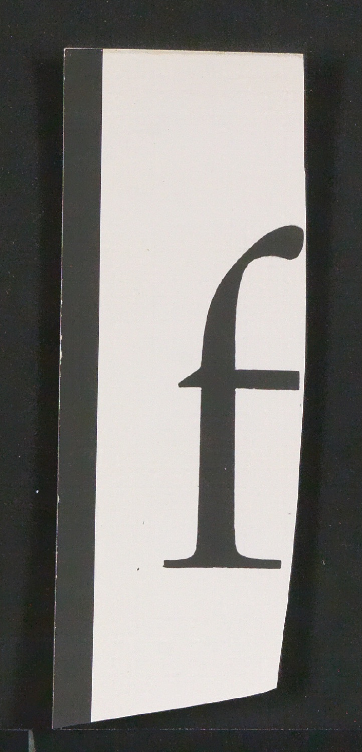 Entbehrliche Photokopien einzelner Buchstaben (gewöhnliche) ab 14 P — Blatt 61