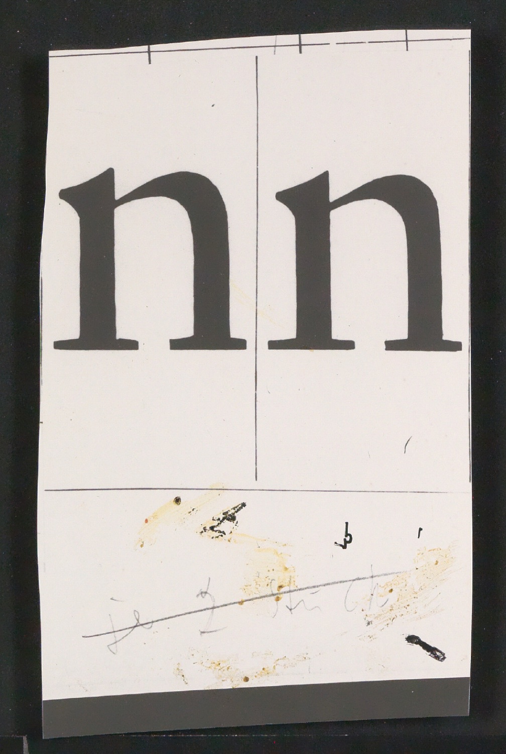 Entbehrliche Photokopien einzelner Buchstaben (gewöhnliche) ab 14 P — Blatt 71