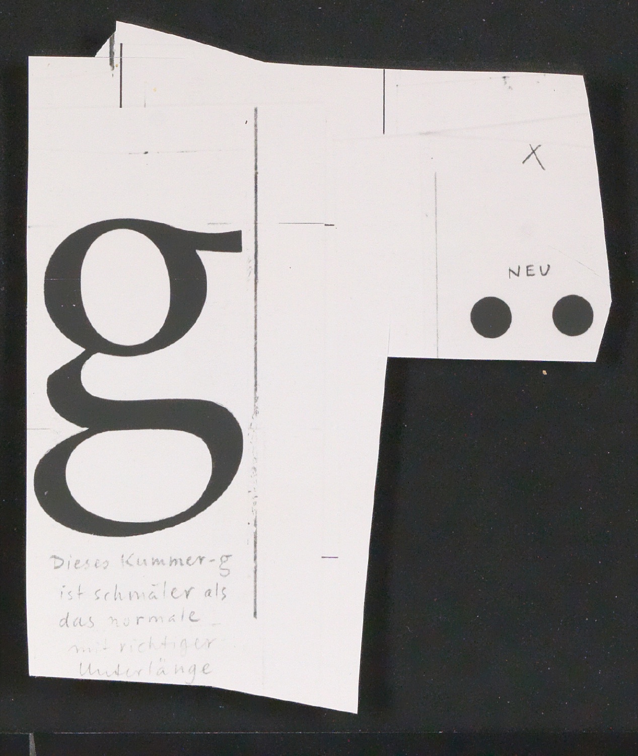 Entbehrliche Photokopien einzelner Buchstaben (gewöhnliche) ab 14 P — Blatt 75