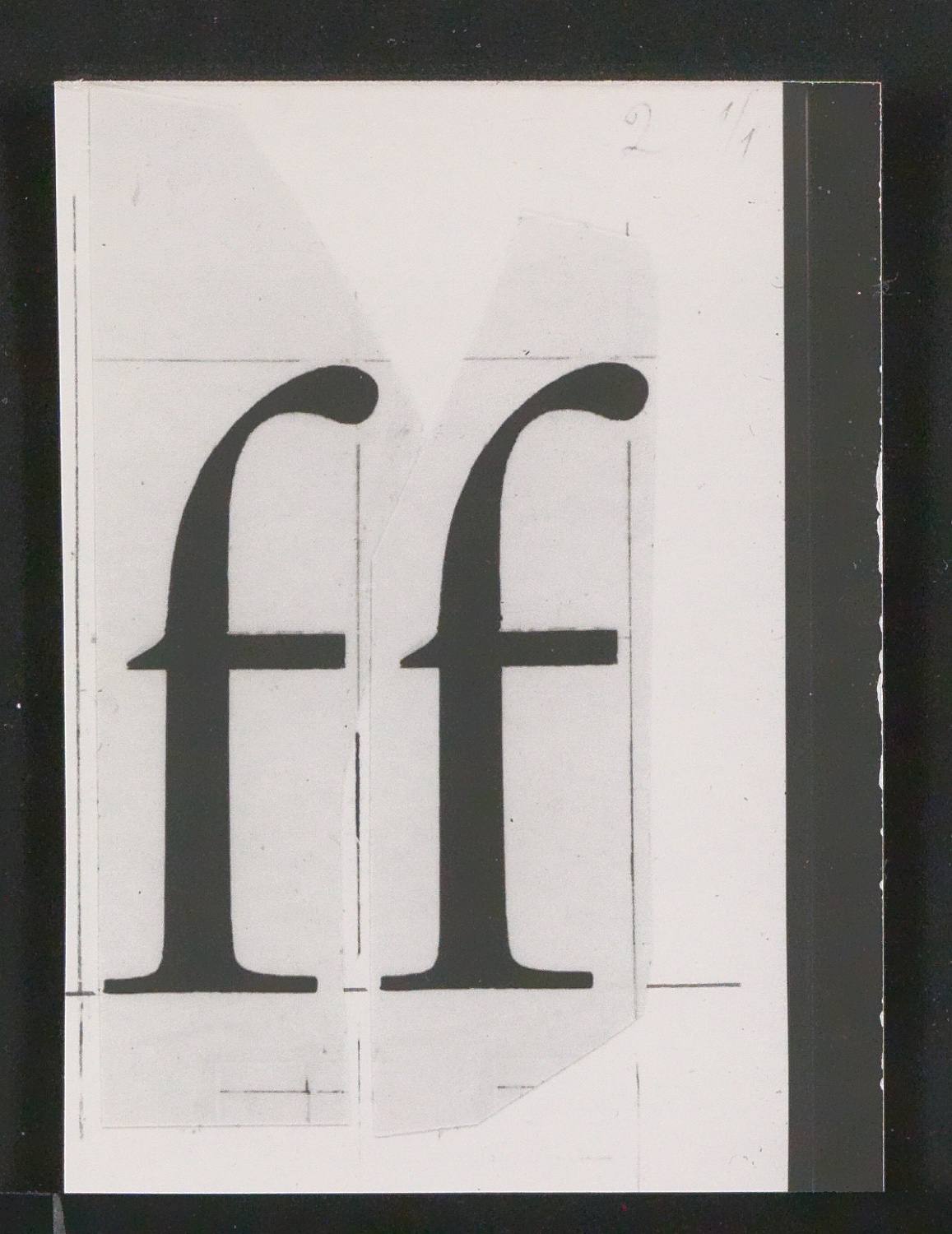 Entbehrliche Photokopien einzelner Buchstaben (gewöhnliche) ab 14 P — Blatt 81